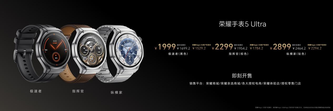 行业首发防猝筛查研究 AI健康专家荣耀手表5 Ultra国补价16992元起(图10)