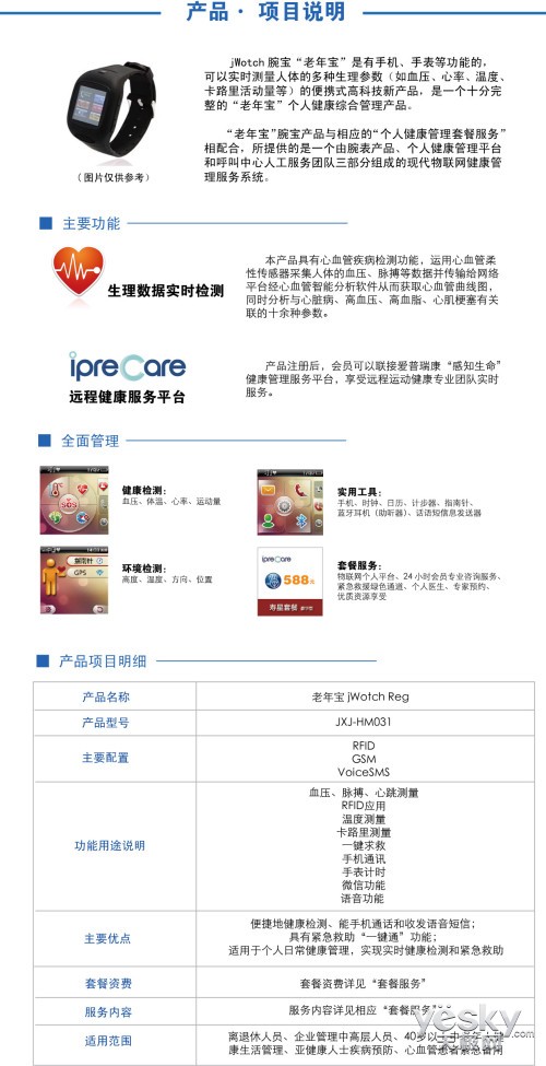 老年人的智能手表jWoch：能打电话监测健康(图5)